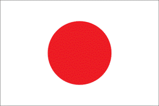 ธงชาติประเทศญี่ปุ่น Japan