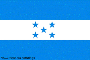ธงชาติประเทศฮอนดูรัส Honduras