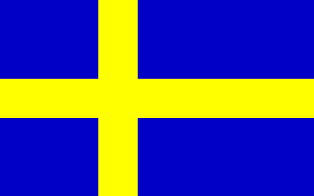 ธงชาติประเทศสวีเดน Sweden