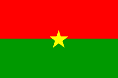 ธงชาติประเทศบูร์กินาฟาโซ   Burkina Faso