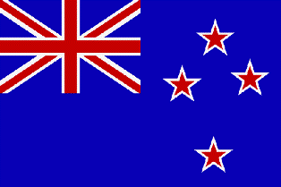 ธงชาติประเทศนิวซีแลนด์ New Zealand.