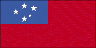 ธงชาติประเทศซามัว Samoa